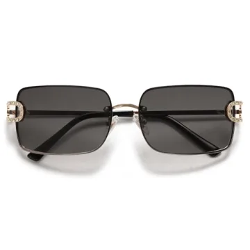 Trendy SOJOS Vintage Rectangle Sunglasses for Women