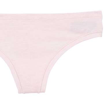 Women's Breathable Lightweight Thong Underwear - 4 Pack