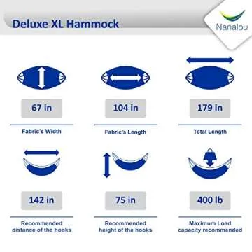 Shop Nanalou Deluxe XL Double Brazilian Hammock for Comfort