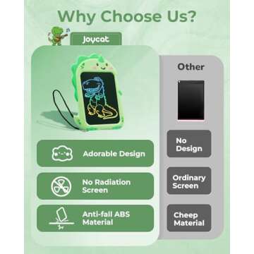 JoyCat 8.5inch LCD Dinosaur Writing Tablet for Kids