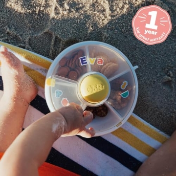 GoBe Kids Snack Spinner with Hand Strap and Stickers