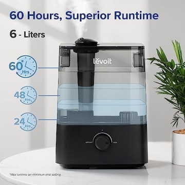 LEVOIT 6L Humidifier for Large Rooms Quiet Easy to Use