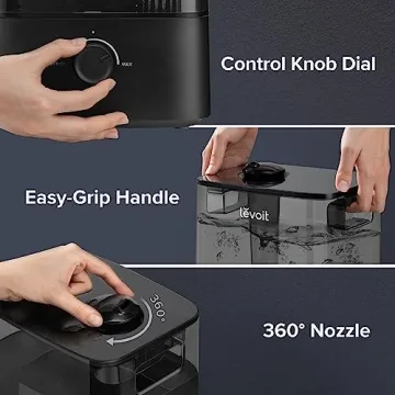 LEVOIT 6L Humidifier for Large Rooms Quiet Easy to Use