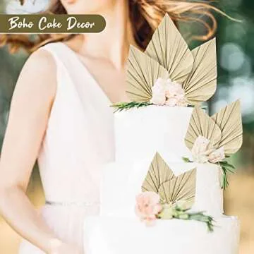 Cenkaiyang Boho Dried Palm Spears - Natural Decor