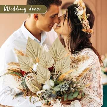 Cenkaiyang Boho Dried Palm Spears - Natural Decor