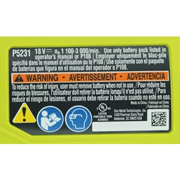 RYOBI 18V Cordless Jigsaw - Precision Cutting Tool