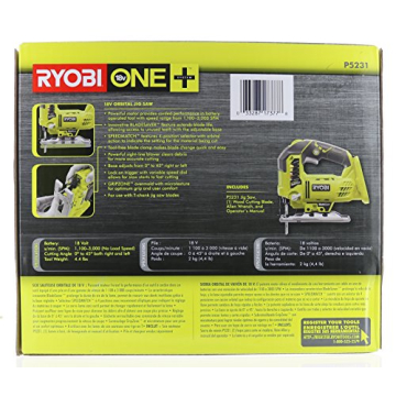 RYOBI 18V Cordless Jigsaw - Precision Cutting Tool