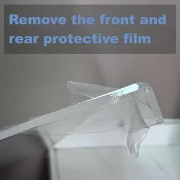 Yis Acrylic Non-Slip Cutting Board for Kitchen Preparation