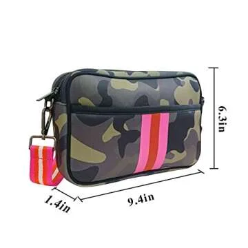 NIDOOT Stylish Neoprene Crossbody Bag for Women