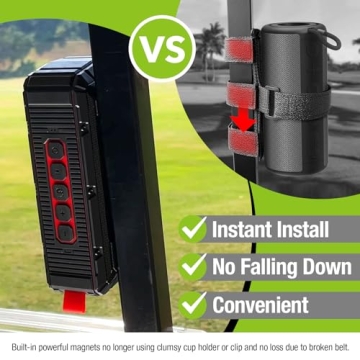 Dprofy Magnetic Bluetooth Golf Speaker Wireless Waterproof
