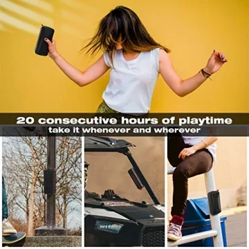 Dprofy Magnetic Bluetooth Golf Speaker Wireless Waterproof