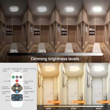 Rechargeable Motion Sensor Ceiling Light - DEEPLITE