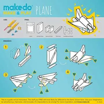 Makedo Fold-Roller | Perforate Lines to Sculpt Cardboard Like a pro | STEM and STEAM Educational Toys for Kids | at Home Play + Classroom Learning | 1 Piece Fold Roller for Boys and Girls Age 5+
