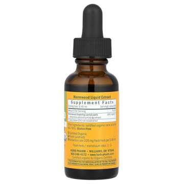 Organic Wormwood Extract for Digestive Support - 1 oz