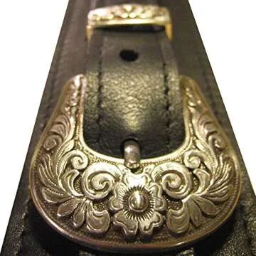 Heavy Leather NYC Guitar Strap- Rocka Rolla 49-55" Black