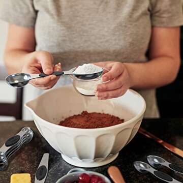 TILUCK Measuring Cups & Spoons Set for Cooking & Baking