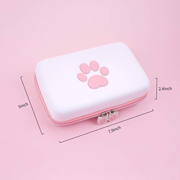 Cute Cat Paw Travel Case for Nintendo Switch OLED Protective