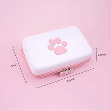 Cute Cat Paw Travel Case for Nintendo Switch OLED Protective