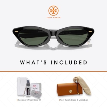 Tory Burch Cateye Sunglasses with Eyewear Kit