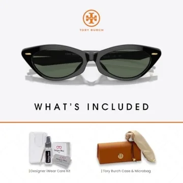 Tory Burch Cateye Sunglasses with Eyewear Kit