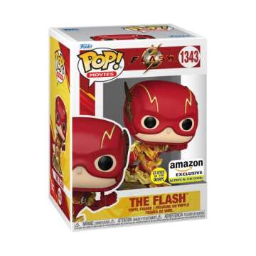 Funko POP! Movies: The Flash Running - (Glow in The Dark) - DC Comics - Collectable Vinyl Figure - G...