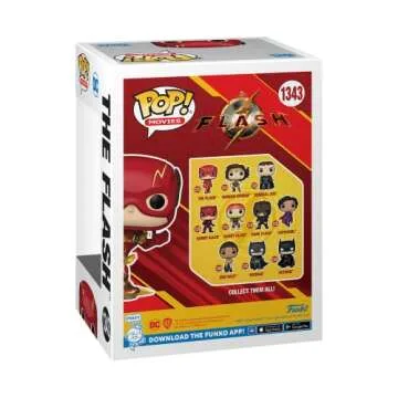 Funko POP! Movies: The Flash Running - (Glow in The Dark) - DC Comics - Collectable Vinyl Figure - Gift Idea - Official Merchandise - for Kids & Adults - Comic Books Fans