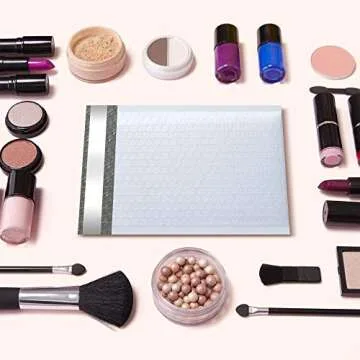 Famagic Bubble Mailers 6x10 Inch 50pc White Shipping Bags, Chic Packaging Bags For Small Business, Colored Padded Mailing Envelopes, Opaque Matte Self Seal Bubble Poly Mailers Bulk #0