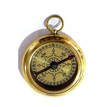 Brass Compass RMS Titanic 1912 Brass Pocket Gift Beautiful Working Model
