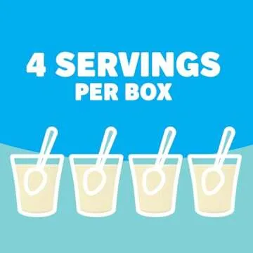 Jell-O White Chocolate Sugar Free & Fat Free Instant Pudding & Pie Filling Mix, 24 ct Pack - 1 oz Boxes, As Seen on TikTok