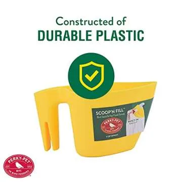 Perky-Pet Bird Seed Scoop for Easy Feeding & Freshness