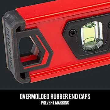 CRAFTSMAN Torpedo Level, 9 Inch, With Shock Absorbing End Caps (CMHT82390)