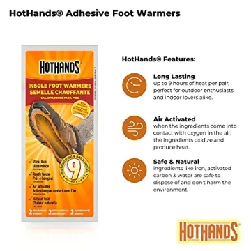 HotHands Insole Foot Warmers - Up to 9 Hours of Warmth
