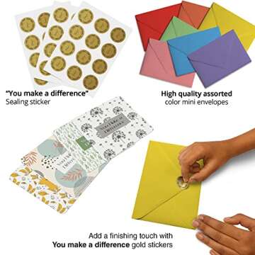 Dessie 60 Inspirational Cards with Envelopes & Seals - Thoughtful Gifts