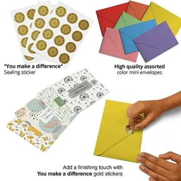 Dessie 60 Inspirational Cards with Envelopes & Seals - Thoughtful Gifts