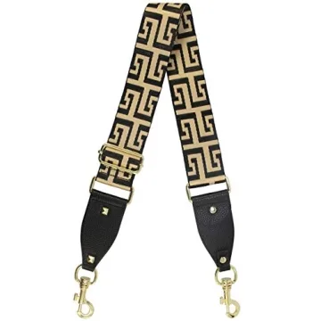 Duwi Wide Purse Strap Adjustable Multicolor Striped Accessory