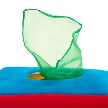 Excellerations Plush Pull & Play Tissue Box with Scarves