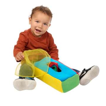 Excellerations Plush Pull & Play Tissue Box with Scarves