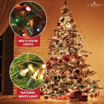 Liberty Lifestyle 10ft Pre-Lit Christmas Tree with LED Lights