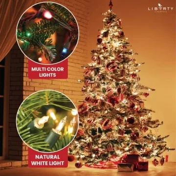 Liberty Lifestyle 10ft Pre-Lit Christmas Tree with LED Lights
