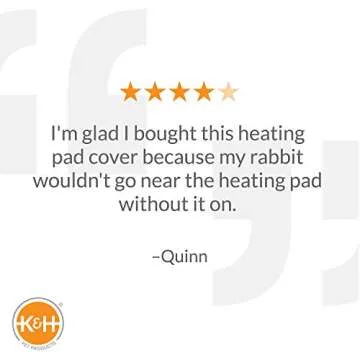 K&H Pet Products Small Animal Outdoor Heated Pad Replacement Cover, Zipper Closure, Soft & Breathable, Machine Washable, Fits K&H Small Animal Heated Pad (Sold Separately) - 12 X 9in Gray Fleece