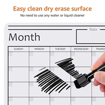 Amazon Basics Magnetic Whiteboard Calendar 12x17