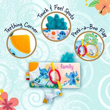 Kids Preferred Disney Baby Lilo & Stitch Soft Book