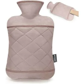 BYXAS Hot Water Bottle with Hand Pocket Cover 2.0L