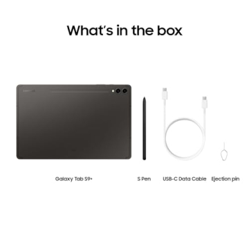 SAMSUNG Galaxy Tab S9+ Plus 12.4” Renewed - 256GB