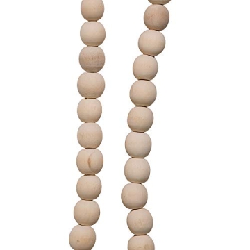 Beige Wooden Bead Garland by Kurt S. Adler - 9 Feet