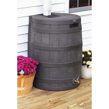 Good Ideas 50 Gallon Rain Barrel for Outdoor Collection