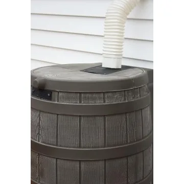 Good Ideas 50 Gallon Rain Barrel for Outdoor Collection