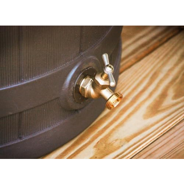 Good Ideas 50 Gallon Rain Barrel for Outdoor Collection