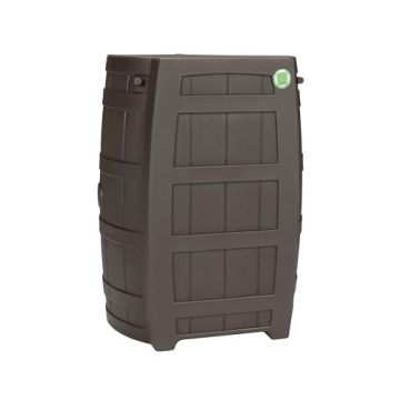 Good Ideas 50 Gallon Rain Barrel for Outdoor Collection