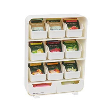 Mind Reader Tea Station Organizer for Clutter-Free Storage